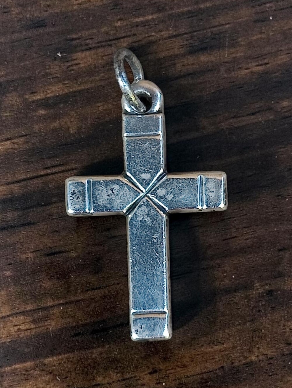Vintage sterling James Avery cross pendant